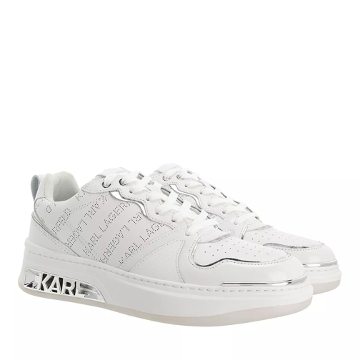 Karl Lagerfeld Elektra Lay Up Perf Lo White Leather lage-top sneaker