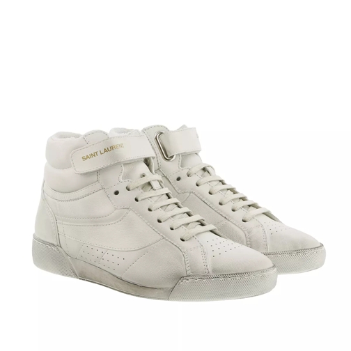 Saint Laurent Lenny Sneakers Leather White låg sneaker