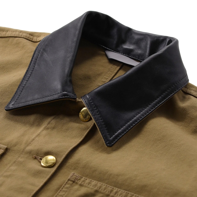 Balenciaga Jacke Jacke aus Baumwolle braun(Image 4)