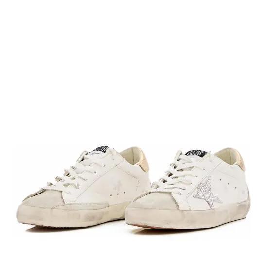 Golden Goose Low-Top Sneaker - Super Star Leather Sneakers - Gr. 36 (EU) - in Weiß - für Damen