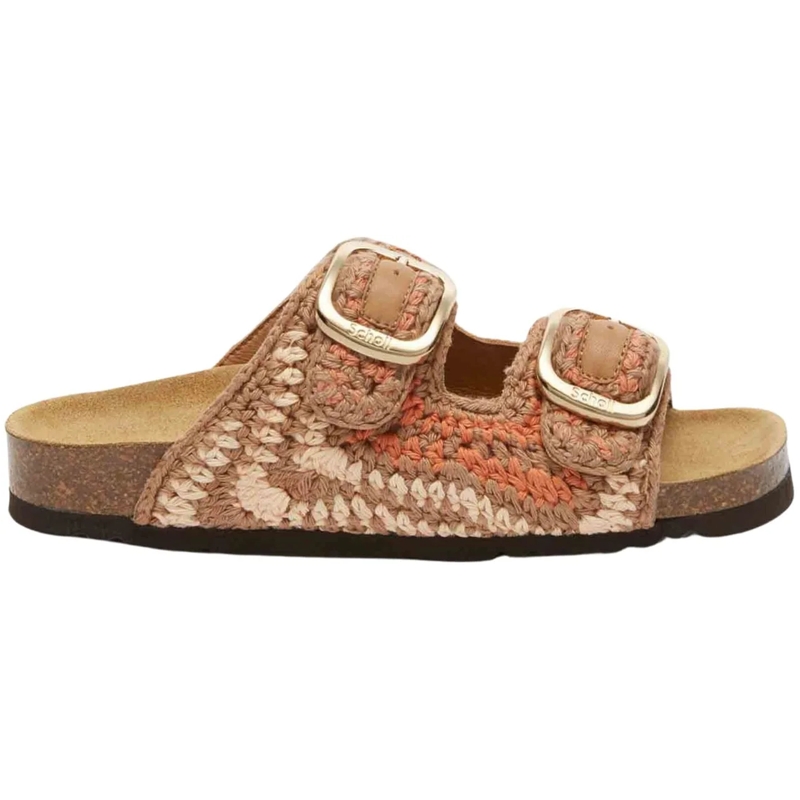 SCHOLL Sandalen Scholl Footwear Noelle Cro Slippers Bruin F32248 braun