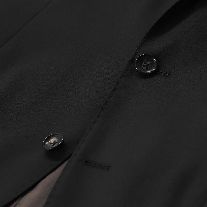 windsor. Anzugjacke Sakko aus Wolle schwarz(Image 15)