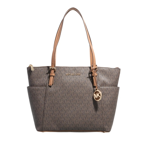 MICHAEL Michael Kors Boodschappentas Jet Set Item Tote Bag Brown Acorn