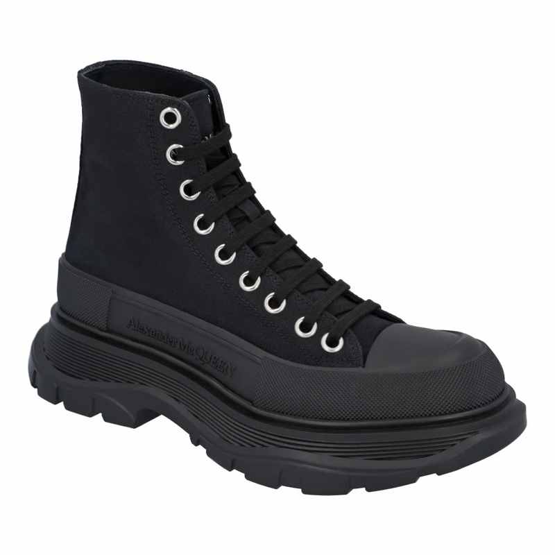Alexander McQueen Sneaker basse Tread Slick Boot In Black Black