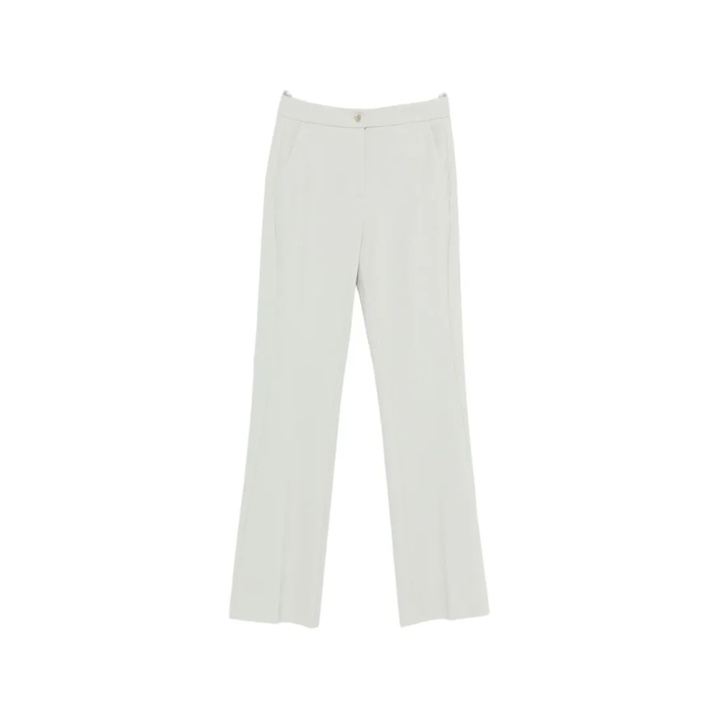 Pinko  Straight-Leg Trousers With Tailored Fit And Subtle White