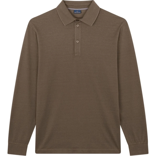 Paul & Shark Polohemd Polo lange mouw taupe