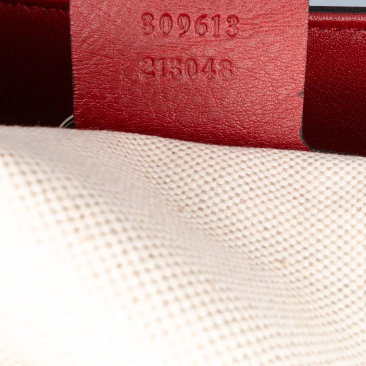 Thumbnail - Gucci Shopper - Patent Microguccissima Nice Tote - Gr. unisize - in Rot - für Damen