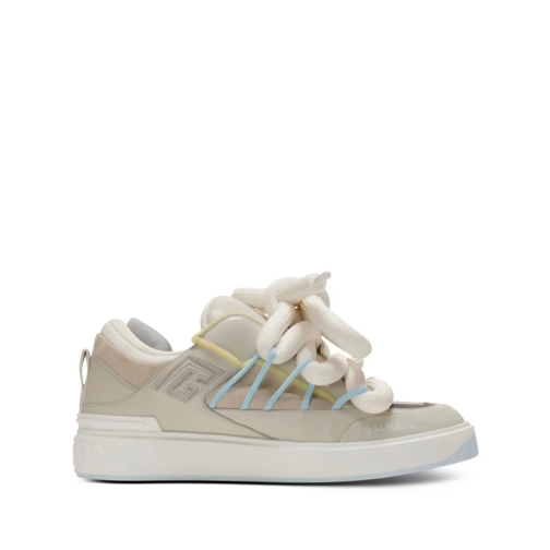 Balmain White B-Court Puffy Skate Sneakers Neutrals lage-top sneaker