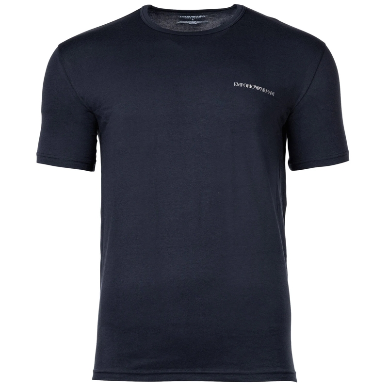 Emporio Armani T-Shirt Pure Cotton 2er Pack blau(Image 2)