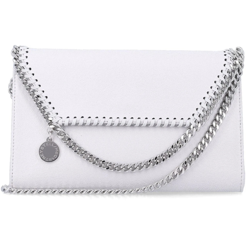 Stella McCartney Geldbörse Falabella Wallet Chain Grigio grau