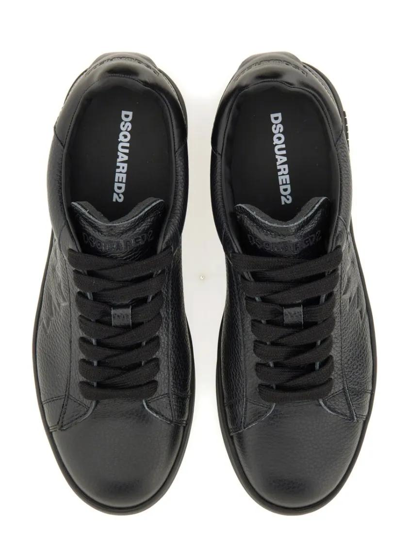 Thumbnail - Dsquared2 Low-Top Sneaker - "Maple Leaf Boxer" Sneakers - Gr. 40 (EU) - in Schwarz - für Damen
