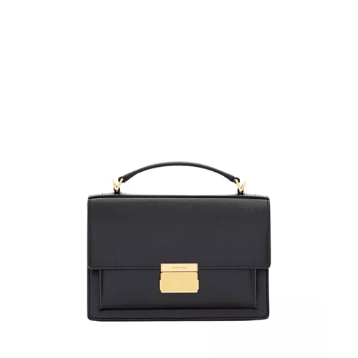 Golden Goose Venezia Palmellato Leather Handbag Black Sac à bandoulière