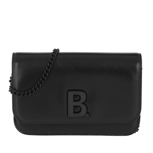 Balenciaga Wallet On Chain Black Crossbody Bag