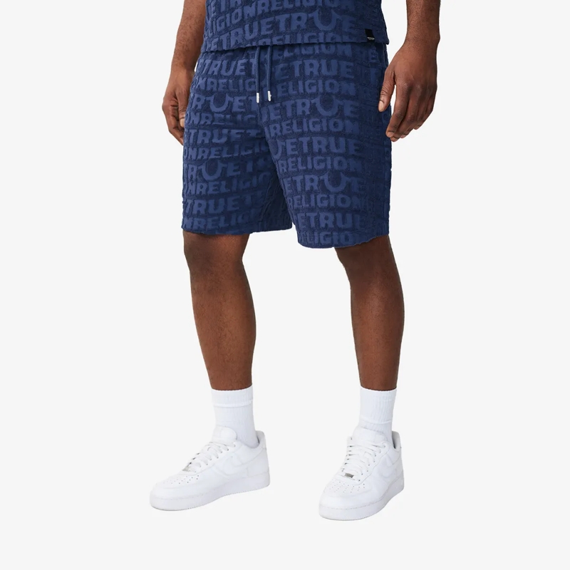 True Religion Shorts Shorts TERRY dunkel-blau(Image 3)