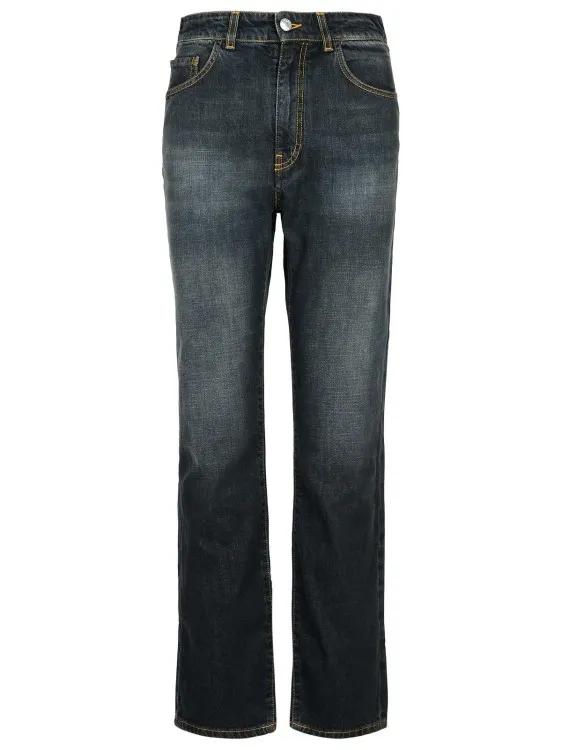 Gcds - Black Cotton Jeans - Größe 26 - schwarz