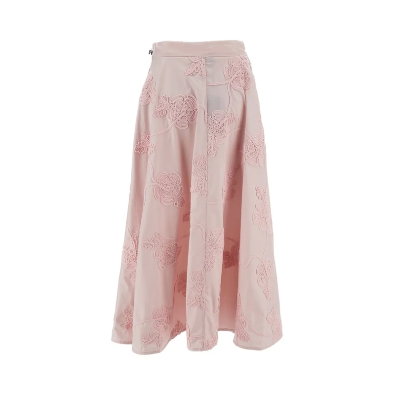 Rotate Midirock Flower Maxi Skirt Pink(Image 2)