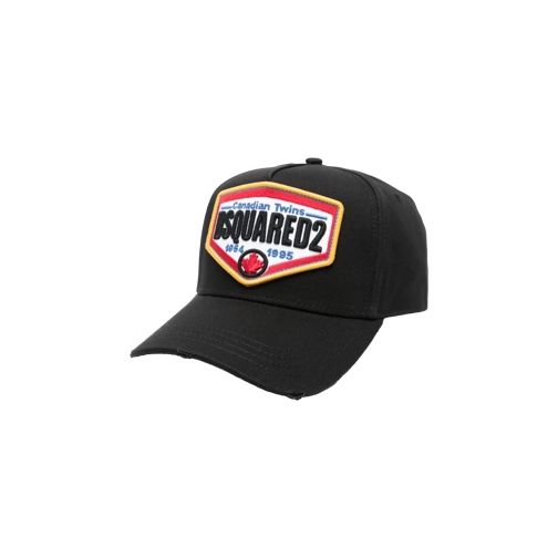 Dsquared2 Logo Baseball Cap 900 black Casquette de baseball