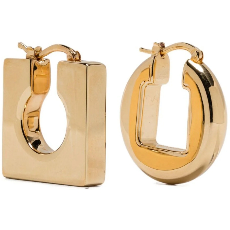 Jacquemus Créoles Bijoux Golden gold