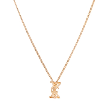 ネックレス・ペンダント Saint Laurent 'Cassandre' necklace Cassandre necklace in gold - Saint Laurent | Mytheresa