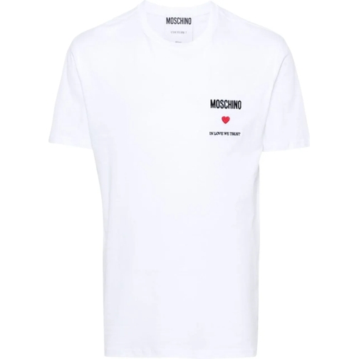 Moschino  T-shirts and Polos White weiß