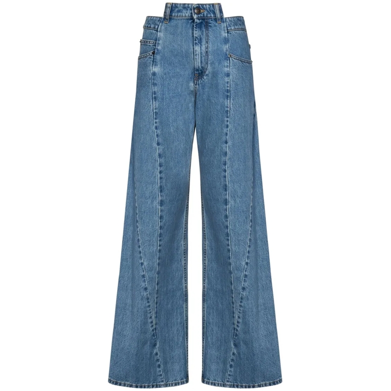 Maison Margiela Jeans Stonewashed Blue Cotton Denim Jeans Blue