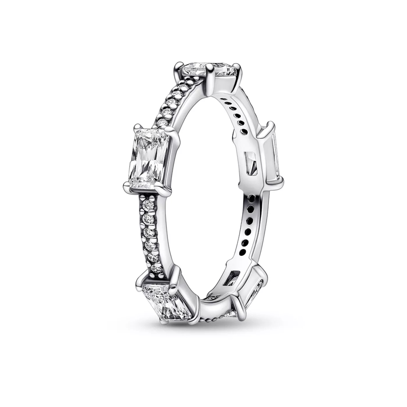 Pandora  Pandora Timeless 925 Sterling Silberen Rectangular Silber
