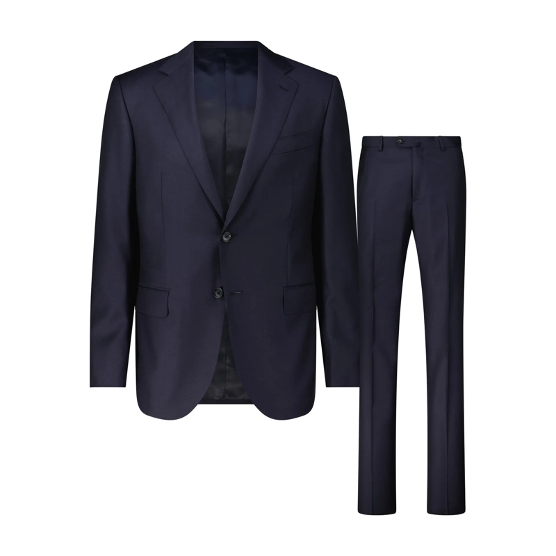 Emanuela Caruso  Zweiteiliger Anzug Norma aus Wolle Dunkelblau