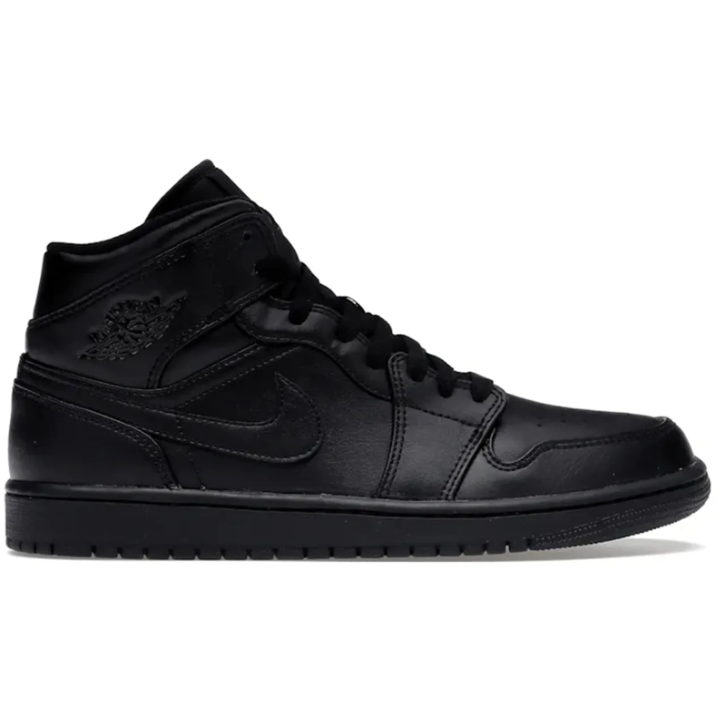 Nike Low-Top-Sneaker Jordan 1 Mid Triple Black schwarz