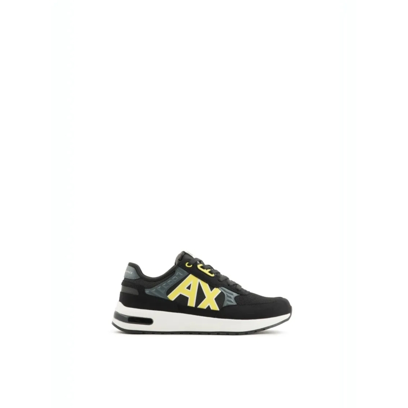 Armani Exchange Lage-top sneaker Polyester Nylon Sneakers Black
