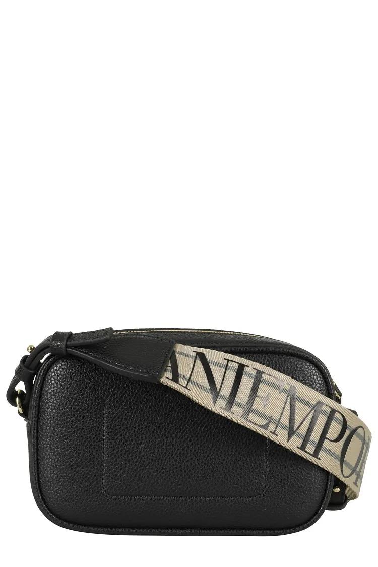 Emporio Armani Hobo bags Compact Mini Bag With Adjustable Strap And Design in zwart