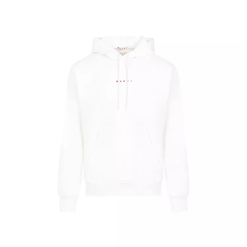 Marni Natural White Cotton Sweatshirt White 