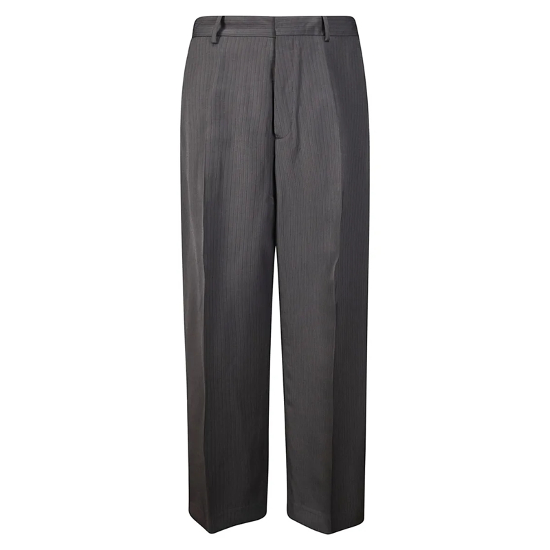 Acne Studios Pantalon Tailored Trousers With Modern Silhouette And Smoot Grey