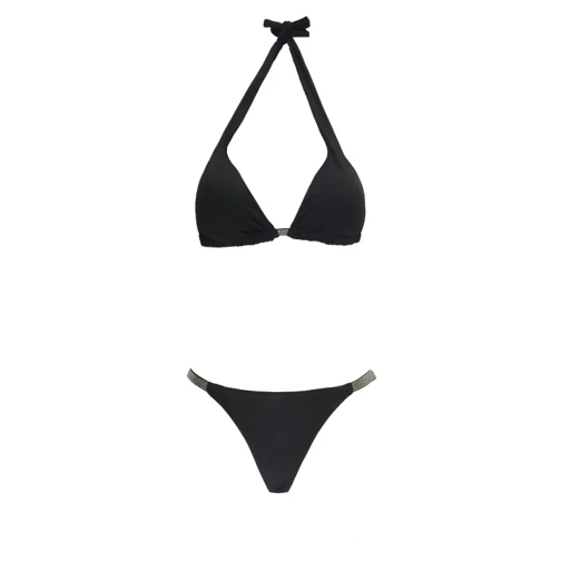 Fisico Black Halterneck Bikini Black 