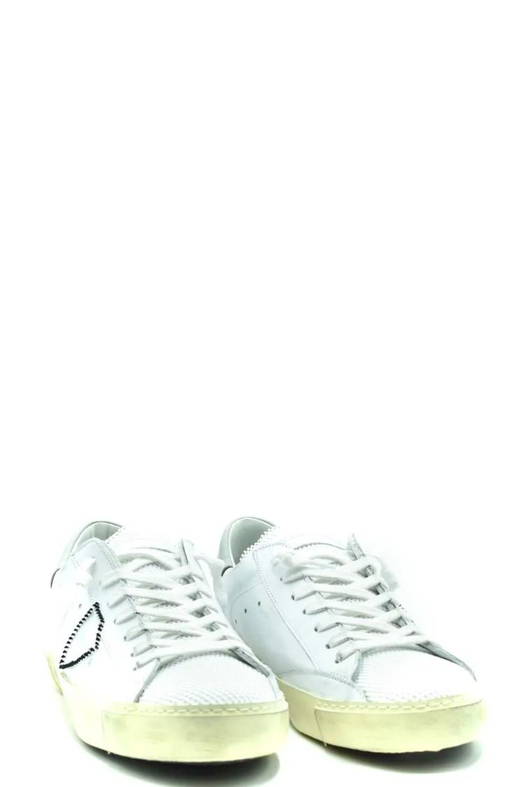 Thumbnail - Philippe Model Low-Top Sneaker - Low-Top Leather Sneakers With Triangular Logo Deta - Gr. 40 (EU) - in Grau - für Damen