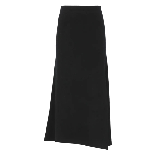 Biarritz1961 Midi-Röcke Wool And Cashmere Skirt Black