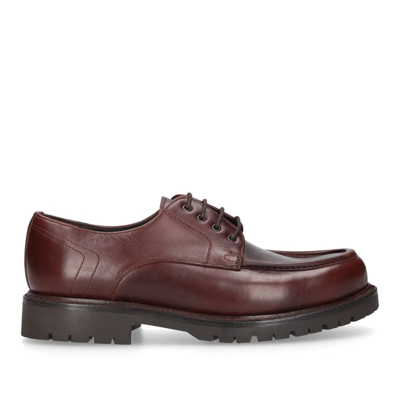 Henry Stevens Schuhe Schnürer Harry N- Robuster Norweger Schnürer aus dunkel-braun