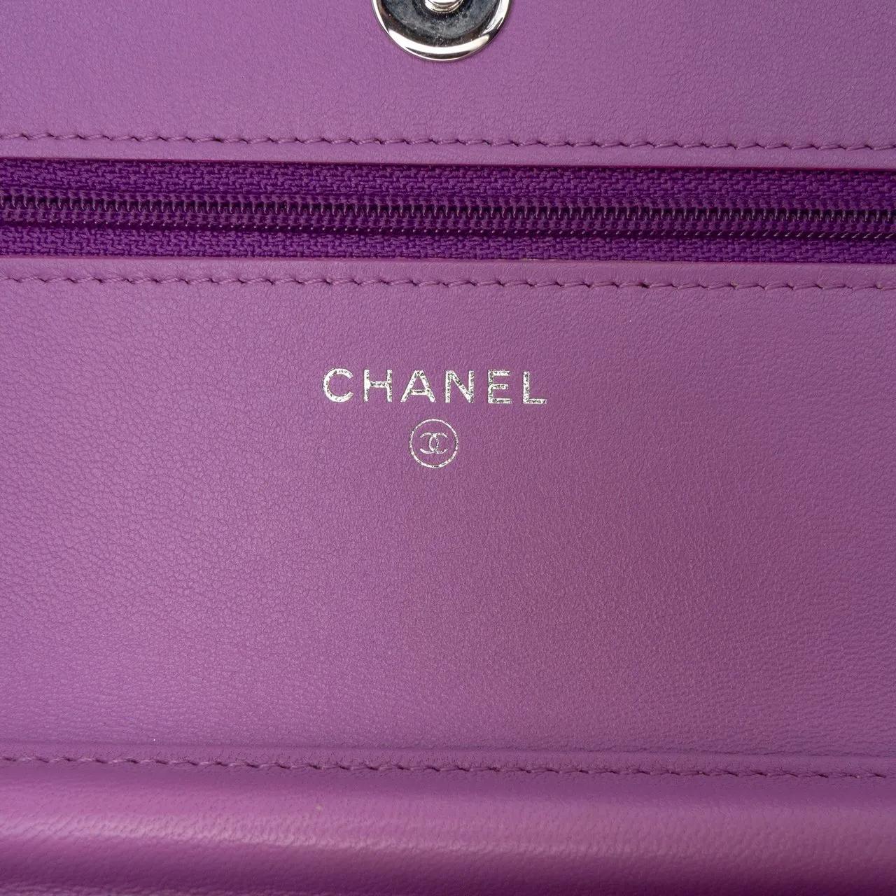 Thumbnail - Chanel Hobo Bags - CC Quilted Lambskin Wallet on Chain - Gr. unisize - in Orange - für Damen