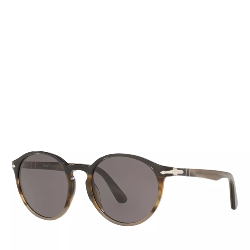Persol 0PO3171S Sunglasses Black/Grey Striped Sonnenbrille