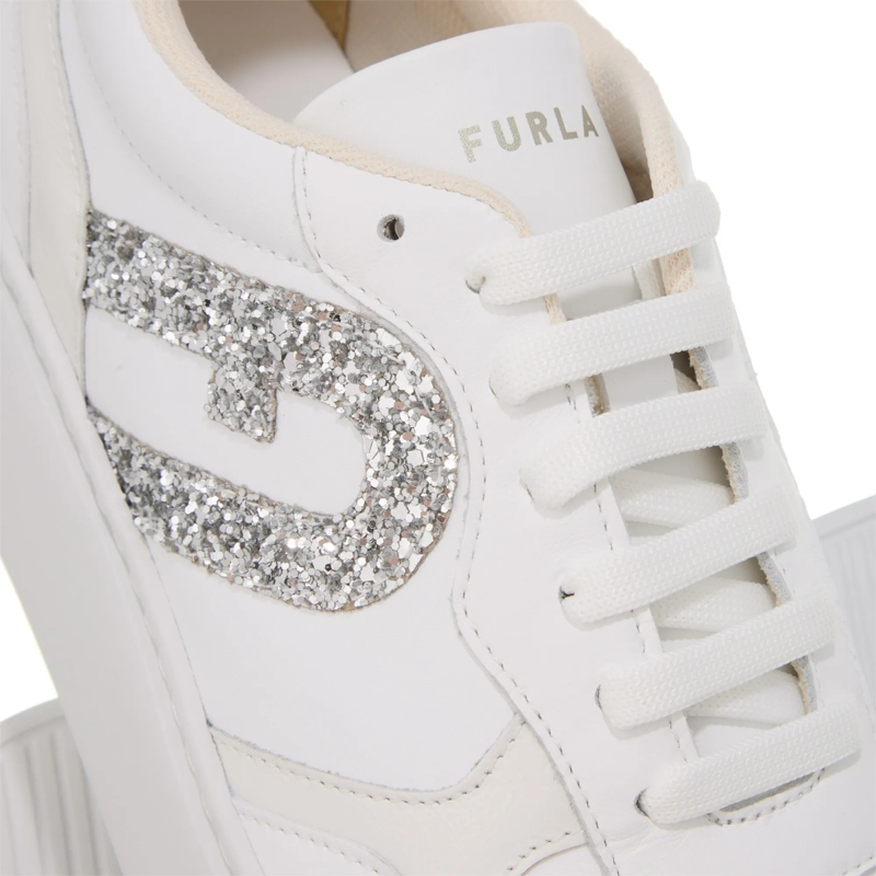 Furla Low-Top-Sneaker Furlasport Lace-Up Sneaker T.3 Talco H+Marshmallow+Color Silv(Image 5)