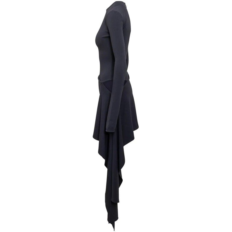 The Attico Minikleid Abito Mini dunkelgrau(Image 3)