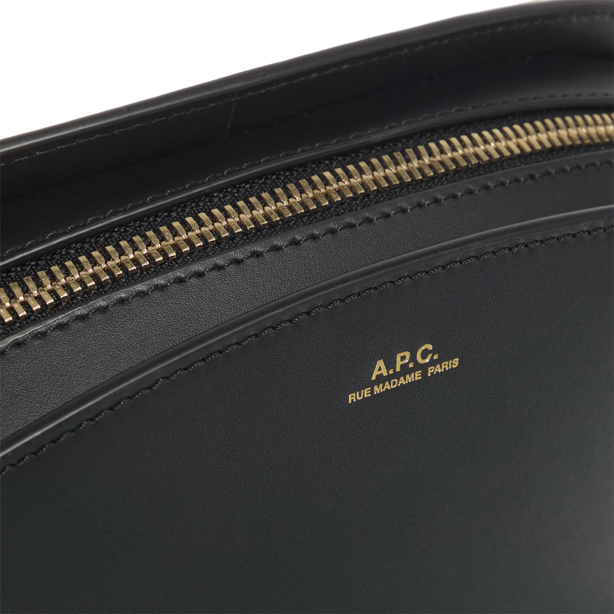 A.P.C. Hobo bags Sac Demi-Lune Baguette in zwart