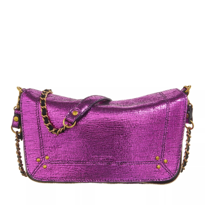 Jerome Dreyfuss Crossbody Bag Bobi S Lame Fuxia