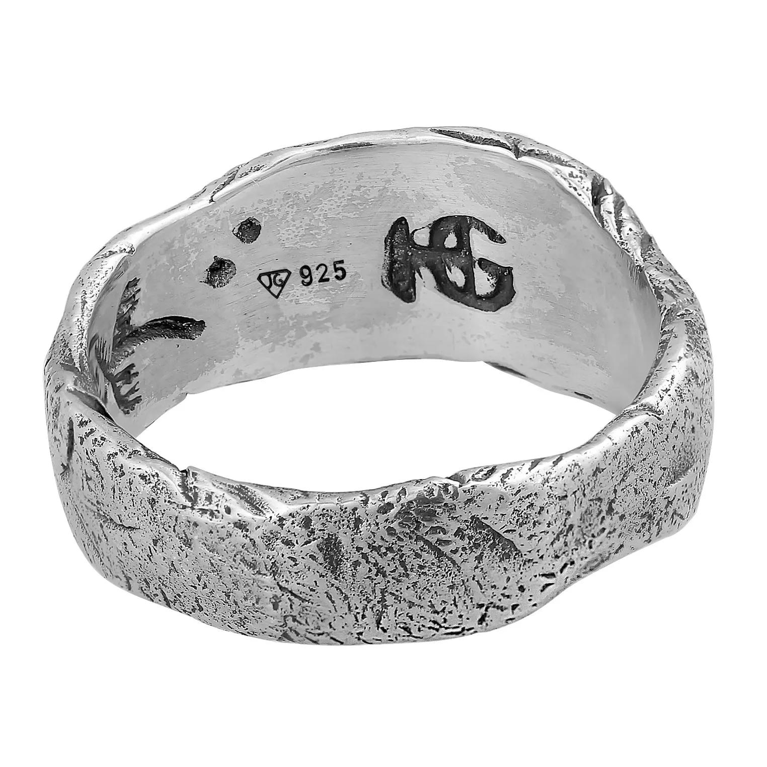 Thumbnail - Haze & Glory Ringe - Ring Bandring - Secret Spot 925 Silber - Gr. 60 MM - in Silber - für Damen