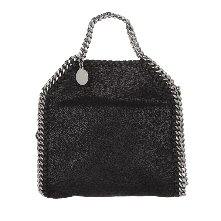 Stella McCartney Tiny Falabella Shaggy Deer Black Crossbodytas