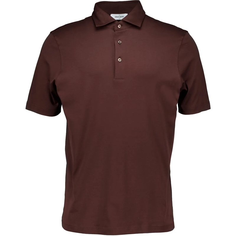 Gran Sasso Poloshirt Gran Sasso 60116/81001 Polos Donkerbruin 60116/810 braun