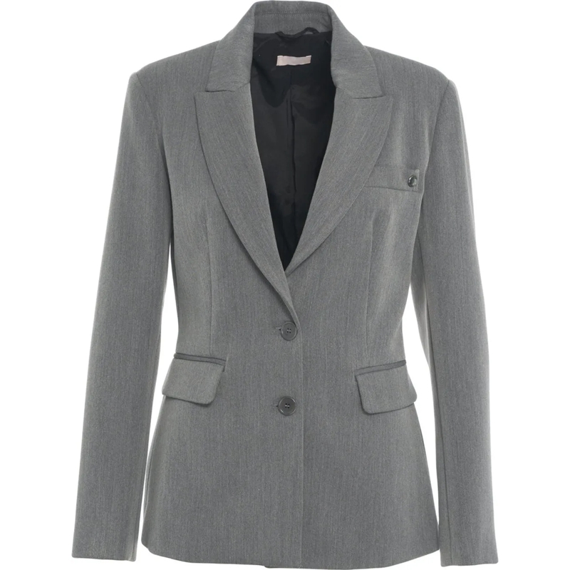 LIU JO Blazer Single-breasted blazer beige