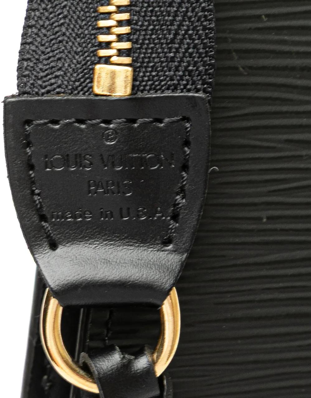 Thumbnail - Louis Vuitton Hobo Bags - Epi Pochette Accessoires - Gr. unisize - in Schwarz - für Damen