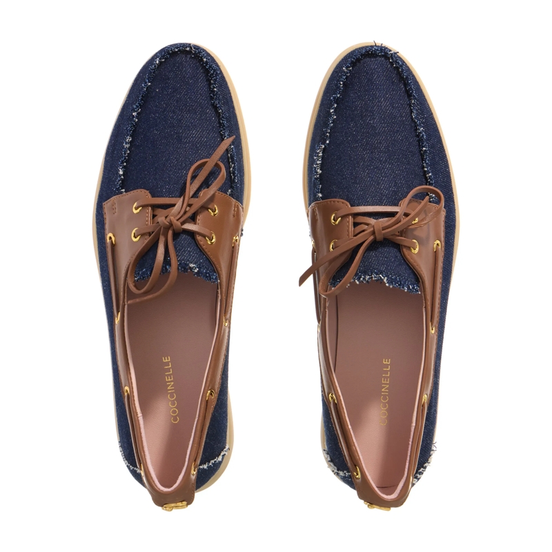 Coccinelle Bootsschoenen C-Cruise Denim Blue Den/Cognac(Image 6)