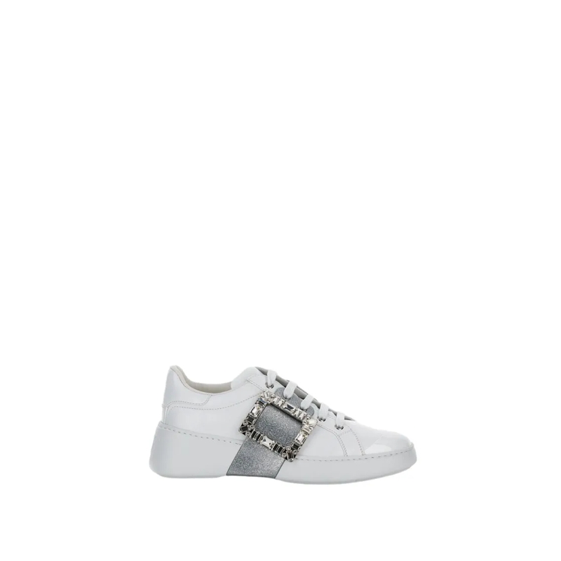 Roger Vivier Low-Top-Sneaker Classic White Low-Top Sneakers With Design White