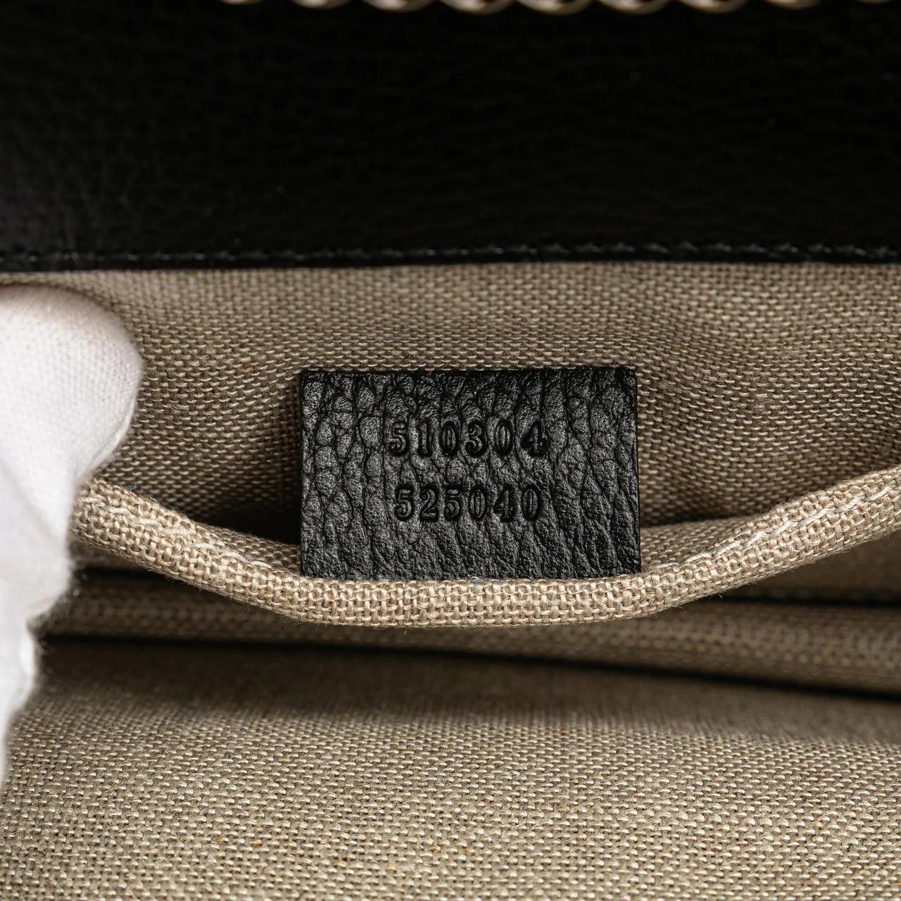 Thumbnail - Gucci Hobo Bags - Small Dollar Calfskin Interlocking G Crossbody - Gr. unisize - in Schwarz - für Damen